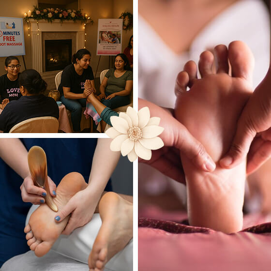 Foot Massage for Private Parties in Hyderabad – Mobile Spa for Celebrations, Events & Guest Wellness